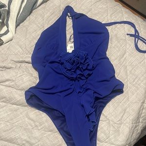 Zara Floral Halter Bodysuit